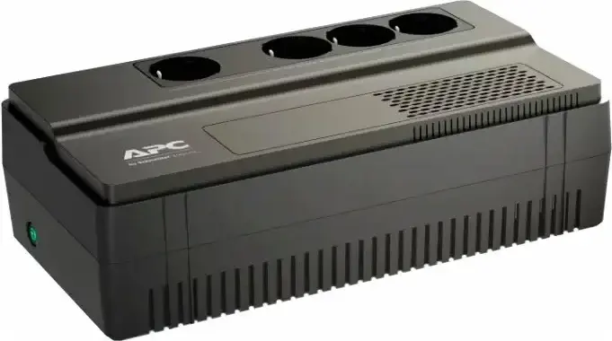 APC Easy UPS BV650I-GR Line-Interactive Uninterruptible Power Supply, 650VA/375W, Automatic Voltage Regulation (AVR), 4 Schuko Outlets, Black