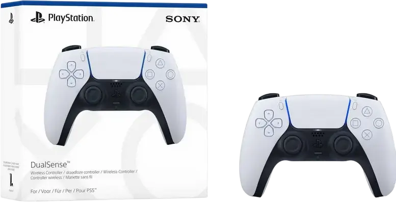 Controller Wireless Sony DualSense pentru MacOS, PlayStation 5, PC, Mobile - Feedback Haptic, Triggere Adaptive, Microfon și Difuzor Integrate