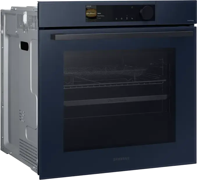Cuptor Electric Incorporabil Samsung NV7B6685AAN, 76L, Dual Cook, Clasa Energetică A+, Curățare cu Abur, SmartThings, Ecran TFT Color, Albastru