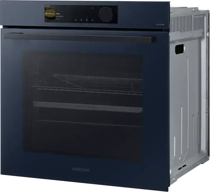 Cuptor Electric Incorporabil Samsung NV7B6685AAN, 76L, Dual Cook, Clasa Energetică A+, Curățare cu Abur, SmartThings, Ecran TFT Color, Albastru