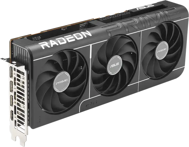 Placă Video ASUS Prime Radeon RX 9070 XT OC Edition PRIME-RX9070XT-O16G, 16GB GDDR6, Navi 48, Răcire cu 3 ventilatoare, PCI-E 5.0, DisplayPort 2.1, HDMI 2.1
