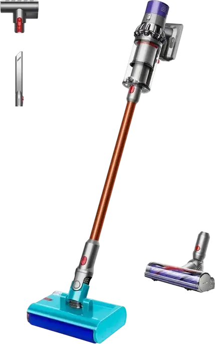 Aspirator Vertical Dyson V10 Cyclone Submarine, Gri | Portocaliu