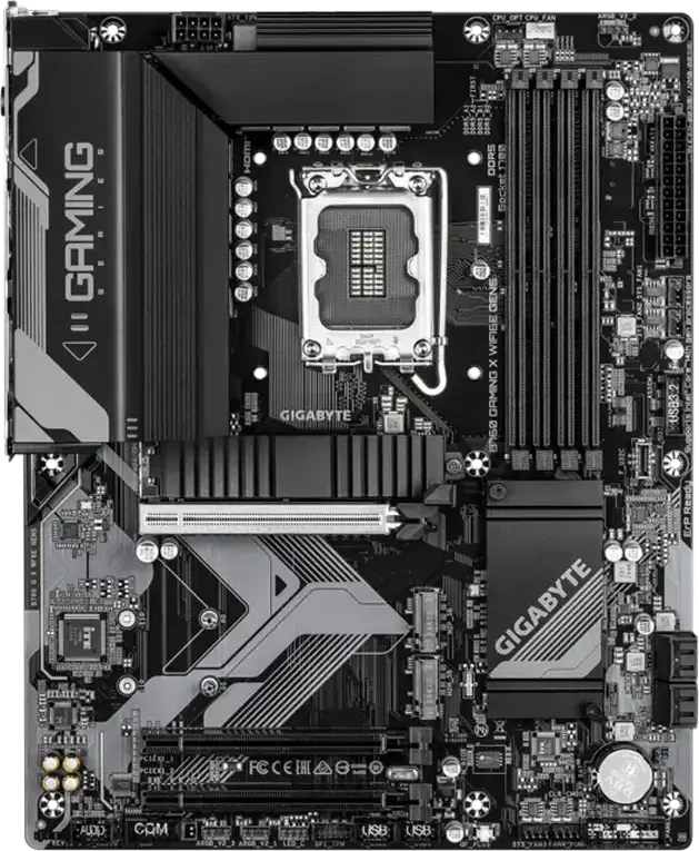 Placă de bază Gigabyte B760 G X WF6E GEN5, LGA1700, Intel B760, ATX