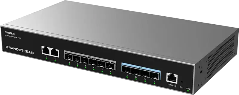 Switch de rețea Grandstream GWN7830, 2 x Gigabit Ethernet