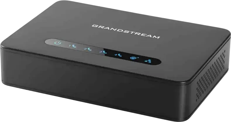 Grandstream HT814 v2 VoIP Gateway 4-Port FXS Integrated Gigabit NAT Router with WAN/LAN 10/100/1000 Mbps Call Forwarding and Three-way Conferencing