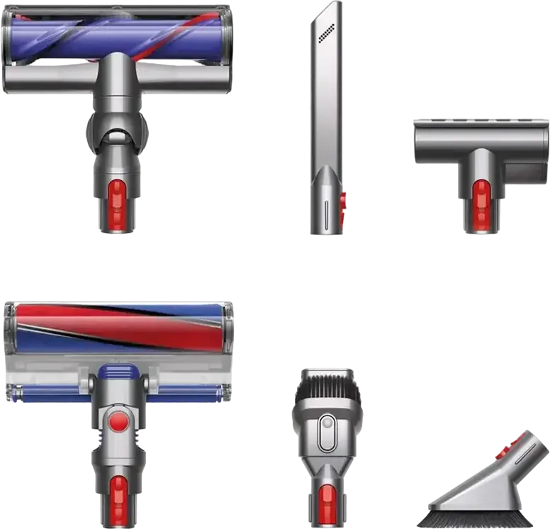 Беспроводной вертикальный пылесос Dyson Cyclone V10 Absolute, мощность всасывания 150 AW, время работы 60 мин, контейнер 0.76 л, с набором насадок