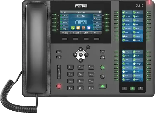 Telefon IP Fanvil X210, Gri Închis