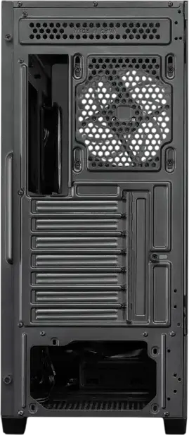 Chieftec Vista GT-01B-OP Midi-Tower PC Case, Black, Tempered Glass Front & Side Panels, 3x 120mm ARGB Fans, ATX/mATX/Mini-ITX, USB Type-C