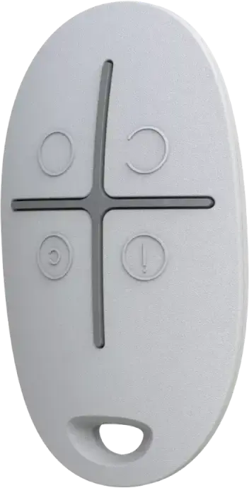 Buton de urgență Ajax SpaceControl, Alb