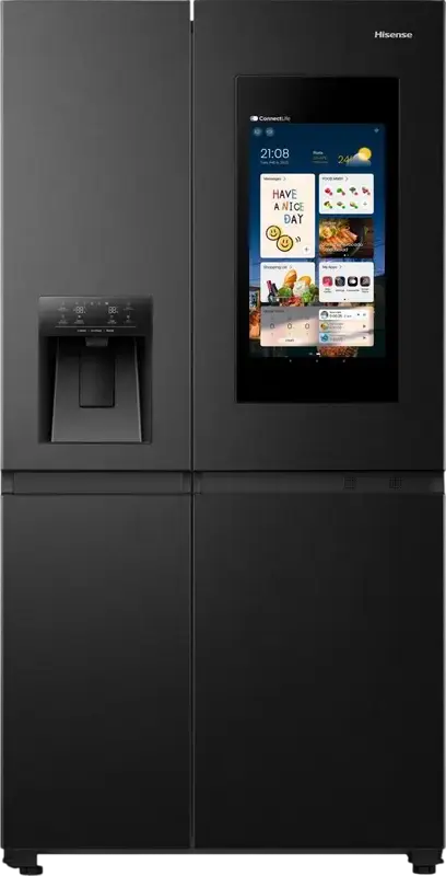 Frigider Hisense RS9P628GPFE, Negru