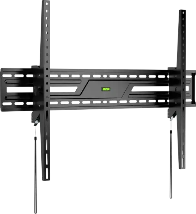 Suport de perete cu înclinare Gembird WM-100T-01 pentru TV 43-100 inch, VESA pana la 900x600mm, Capacitate 75kg, Otel, Negru, Înclinare +5°/-10°, Nivela Spirit