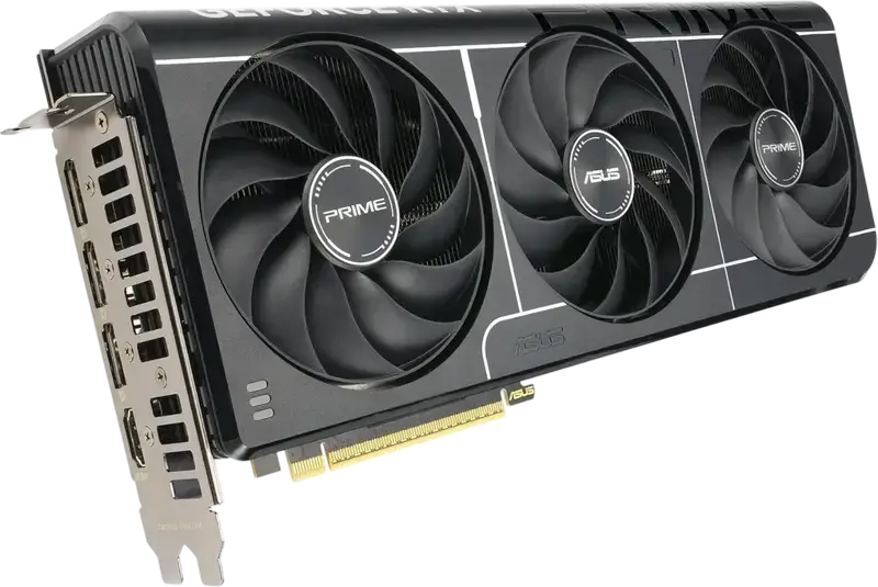 Видеокарта ASUS Prime GeForce RTX 5070 O12G, 12GB GDDR7, 6144 CUDA Cores, PCI Express 5.0, 3 вентилятора Axial-tech, SFF Ready, PRIME-RTX5070-O12G
