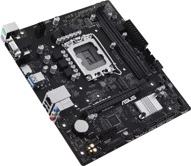 Материнская плата ASUS PRIME H610M-R-SI LGA1700 Intel H610 Micro-ATX DDR5 96GB Dual Channel PCIe 4.0 M.2 NVMe HDMI DisplayPort VGA 5X PROTECTION III