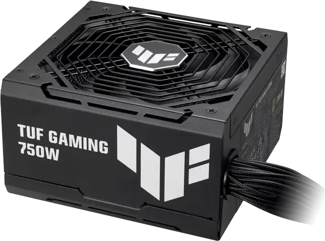 Блок питания ASUS TUF Gaming 750W Bronze, сертификат 80 PLUS Bronze, ATX12V, Active PFC, вентилятор 135 мм, черный, гарантия 6 лет