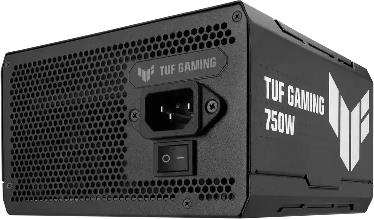 Блок питания ASUS TUF Gaming 750W Bronze, сертификат 80 PLUS Bronze, ATX12V, Active PFC, вентилятор 135 мм, черный, гарантия 6 лет