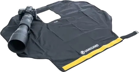 Vanguard ALTA RCXL Extra Large Camera Rain Cover for Pro DSLRs with 600mm/400mm Lenses, TPU Window, Tripod Secure System, Black