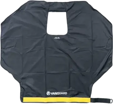Vanguard ALTA RCXL Extra Large Camera Rain Cover for Pro DSLRs with 600mm/400mm Lenses, TPU Window, Tripod Secure System, Black
