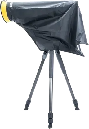 Vanguard ALTA RCXL Extra Large Camera Rain Cover for Pro DSLRs with 600mm/400mm Lenses, TPU Window, Tripod Secure System, Black