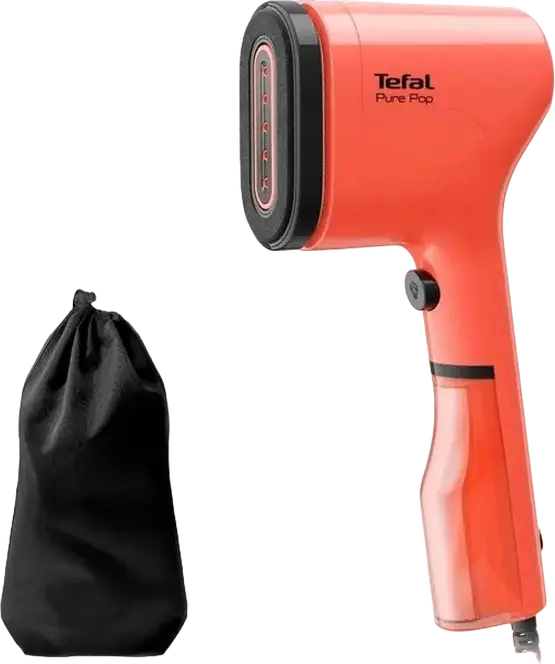 Aparat de călcat vertical cu aburi Tefal DT2022E1, Roșu