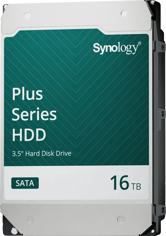 Synology HAT3310-16T Plus Series 16TB 3.5" SATA III HDD, 7200 RPM, 512MB Cache, CMR, for Synology NAS Systems