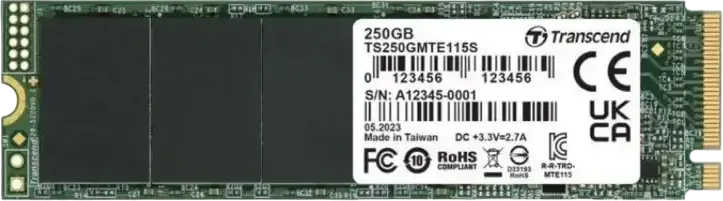 Unitate SSD Transcend MTE115S, 250GB