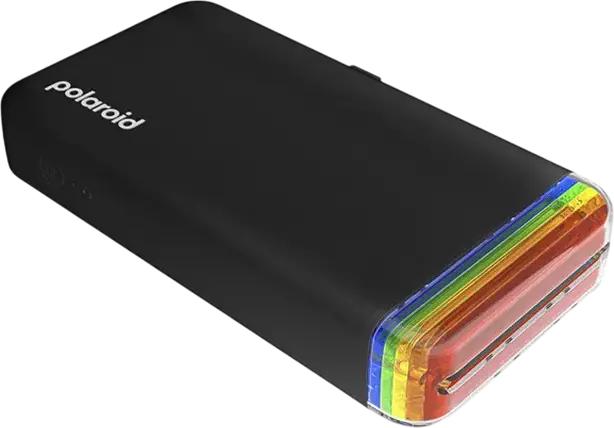Polaroid Hi-Print 2x3 Generation 2 Pocket Photo Printer, Dye Sublimation 4PASS, Bluetooth, 54x86mm Adhesive Photo Paper, Color Depth: Black, Recycled Materials