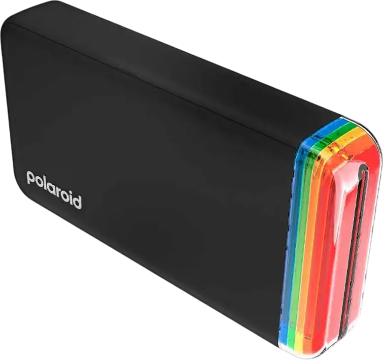 Polaroid Hi-Print 2x3 Generation 2 Pocket Photo Printer, Dye Sublimation 4PASS, Bluetooth, 54x86mm Adhesive Photo Paper, Color Depth: Black, Recycled Materials