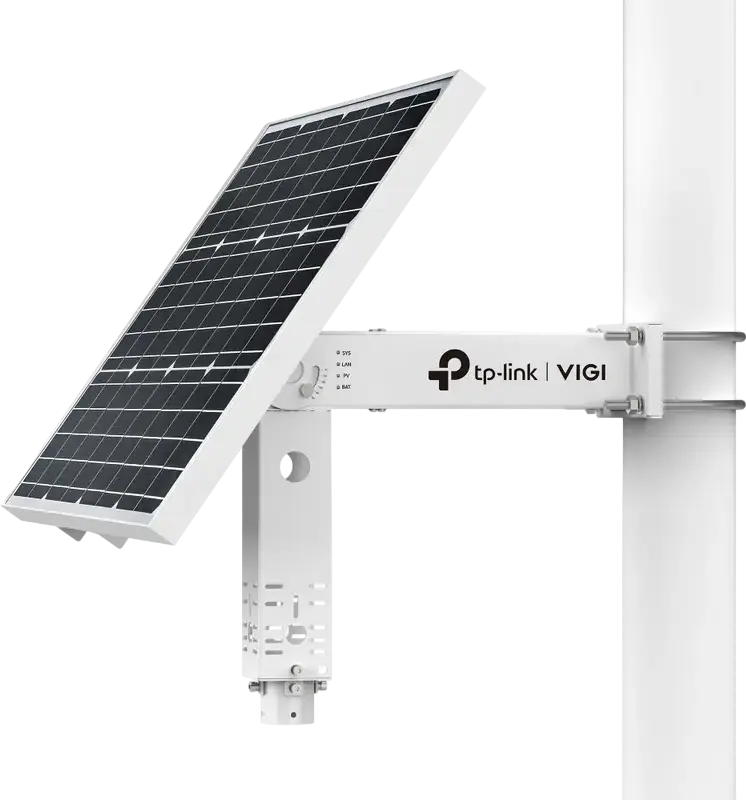 TP-Link VIGI SP6020 Intelligent Solar Power Supply System, 60W Grade A Panel, 20.8Ah Battery, MPPT Controller, IP66 Weatherproof, Remote App Management