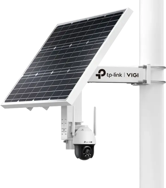 TP-Link VIGI SP6020 Intelligent Solar Power Supply System, 60W Grade A Panel, 20.8Ah Battery, MPPT Controller, IP66 Weatherproof, Remote App Management