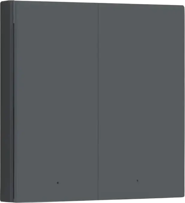 Comutator inteligent AQARA Wireless Switch H1 (Double Rocker), Gri