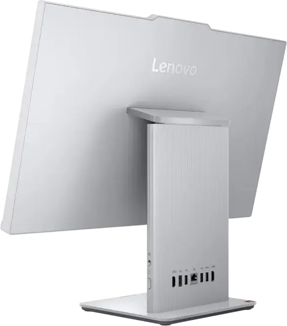 Lenovo IdeaCentre 3 24AKP10 All-in-One PC, 23.8" FHD IPS Touchscreen, AMD Ryzen 5, 32GB DDR5 RAM, 1TB SSD M.2 PCIe Gen4, Radeon 740M Graphics, Cloud Grey