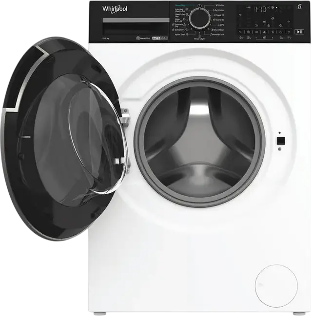 Стирально-сушильная машина Whirlpool WPD 2836W ADS EE, стирка 12кг, сушка 8кг, 1400 об/мин, инверторный двигатель, Auto Dose, HomeWhiz, 6th Sense, белая