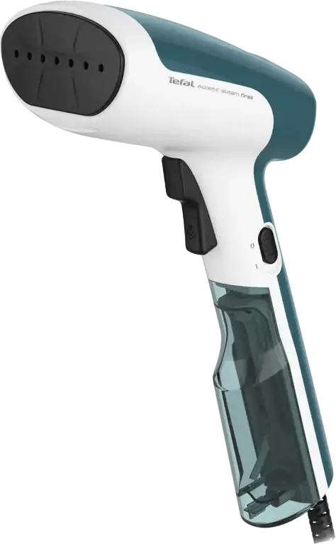 Aparat de călcat vertical cu aburi Tefal DT6131E0, Alb | Turcoaz