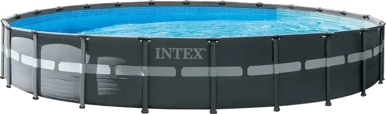 Piscină cu cadru metalic Intex Ultra XTR Frame 26340, 47241L, Gri, 26340
