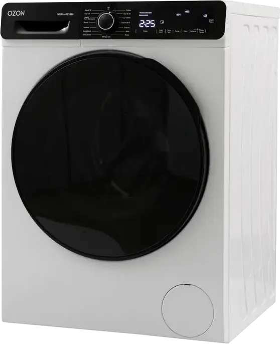 OZON WO91461C5BDI Front Load Freestanding Washing Machine, 9 kg Capacity, DC Inverter Motor, 1400 rpm Max Spin, Energy Class A, White