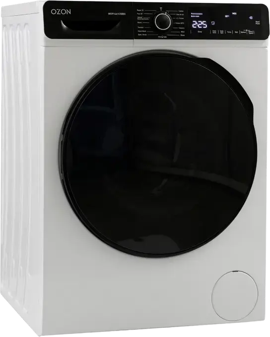 OZON WO91461C5BDI Front Load Freestanding Washing Machine, 9 kg Capacity, DC Inverter Motor, 1400 rpm Max Spin, Energy Class A, White