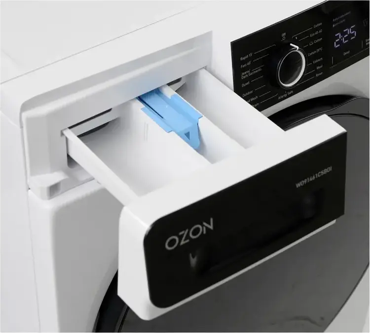 OZON WO91461C5BDI Front Load Freestanding Washing Machine, 9 kg Capacity, DC Inverter Motor, 1400 rpm Max Spin, Energy Class A, White