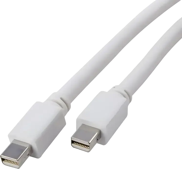 Cablu Video APC Electronic AP531037, MiniDP (M) - miniDP (M), 0,45m, Alb