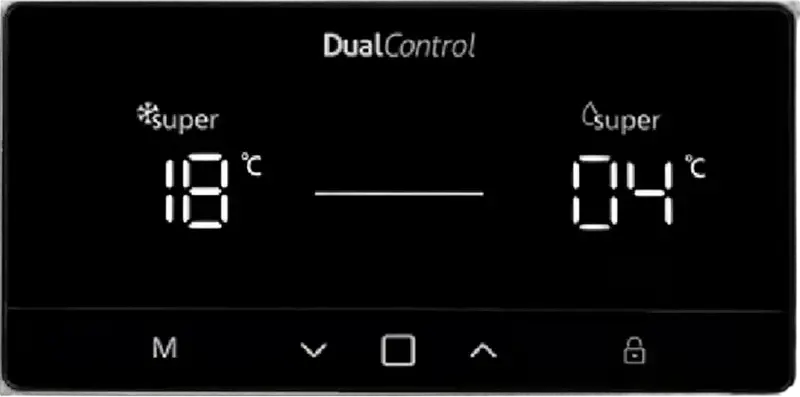 Sharp SJ-NFA35IHDBD-EU Four-Door French Door Refrigerator, 487L Net Volume, NoFrost, Water Dispenser, LED Display, Black, Energy Class D