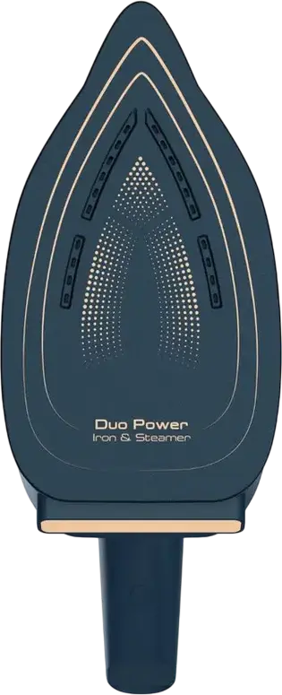 Утюг и отпариватель 2-в-1 Tefal Duo Power JF4032E0, 1700 Вт, керамическая подошва, паровой удар 180 г/мин, резервуар 400 мл, вертикальное отпаривание