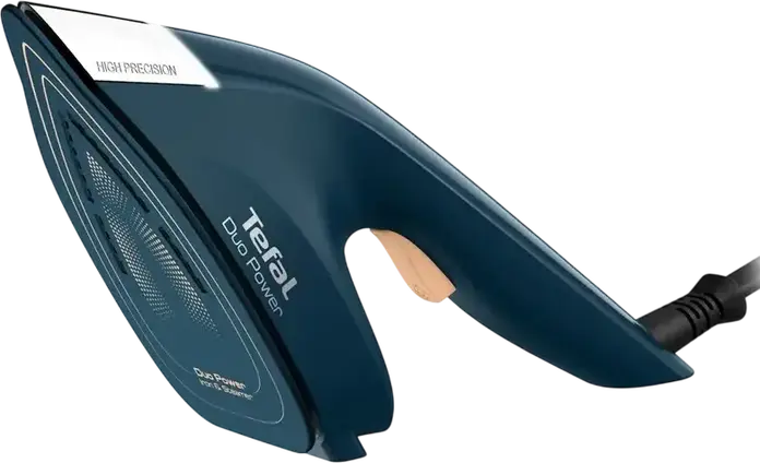 Утюг и отпариватель 2-в-1 Tefal Duo Power JF4032E0, 1700 Вт, керамическая подошва, паровой удар 180 г/мин, резервуар 400 мл, вертикальное отпаривание