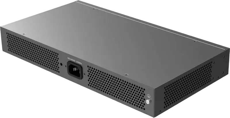 Grandstream GWN7801 Layer 2+ Managed Network Switch, Non-PoE, 8 x 10/100/1000 Mbps RJ45 Ports, 2 x SFP Ports, Metal Chassis, Cloud Management, Unicast Routing