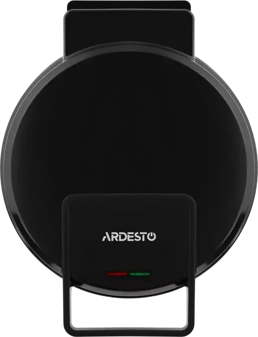 aparat de waffle Ardesto SM-L100RHEART, 1200W, Plate Antiaderente in Forma de Inima, 19cm, Termostat Automat, Protectie la Supraincalzire, Negru