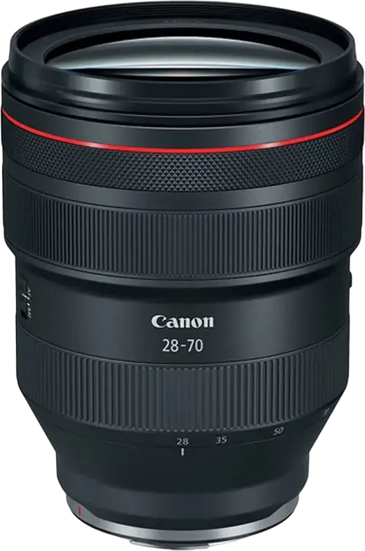 Obiectiv Zoom Canon RF 28-70mm f/2L USM Full Frame pentru Montură RF, Diafragmă Maximă f/2, Motor AF USM, Rezistent la Intemperii, Filtru 95mm, cu Parasol EW-103