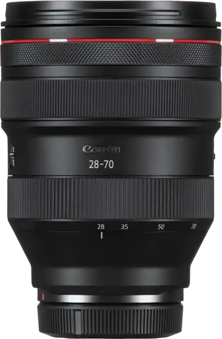 Obiectiv Zoom Canon RF 28-70mm f/2L USM Full Frame pentru Montură RF, Diafragmă Maximă f/2, Motor AF USM, Rezistent la Intemperii, Filtru 95mm, cu Parasol EW-103