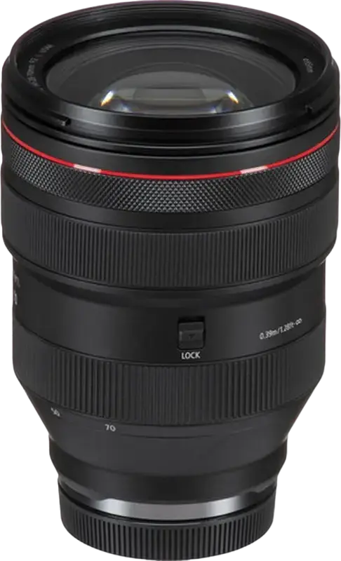 Obiectiv Zoom Canon RF 28-70mm f/2L USM Full Frame pentru Montură RF, Diafragmă Maximă f/2, Motor AF USM, Rezistent la Intemperii, Filtru 95mm, cu Parasol EW-103