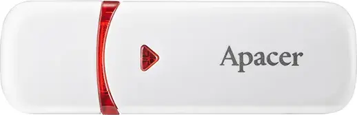 Apacer AH333 USB 2.0 Flash Drive, Type-A Portable Storage, ABS Plastic Pebble Design with Strap Hole, Plug & Play for Windows macOS Linux