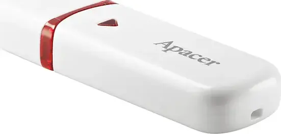 Apacer AH333 USB 2.0 Flash Drive, Type-A Portable Storage, ABS Plastic Pebble Design with Strap Hole, Plug & Play for Windows macOS Linux