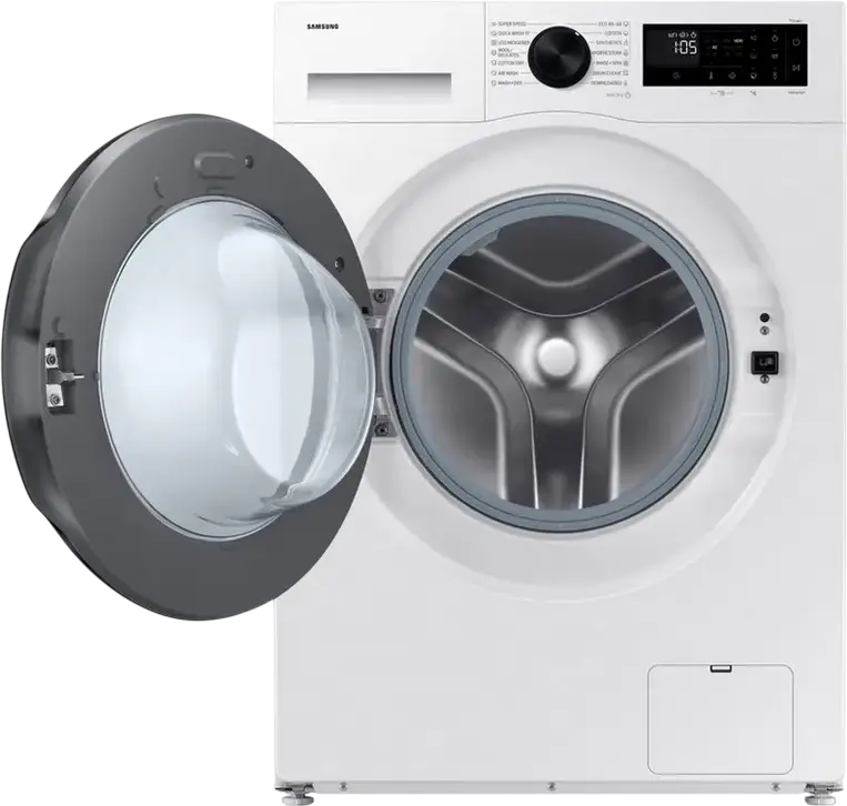 Masina de Spalat si Uscat Samsung WD90DG5G34BELE, 9kg Spalat/5kg Uscat, 1400rpm, AI Ecobubble, SpaceMax, Hygiene Steam, Wi-Fi SmartThings, Alb