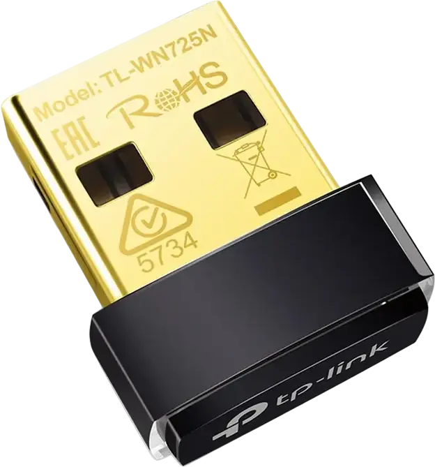 Adaptor USB Nano Wireless N TP-Link TL-WN725N, Wi-Fi 150 Mbps, 2.4 GHz, IEEE 802.11n, Interfață USB 2.0, Suport Soft AP, Negru